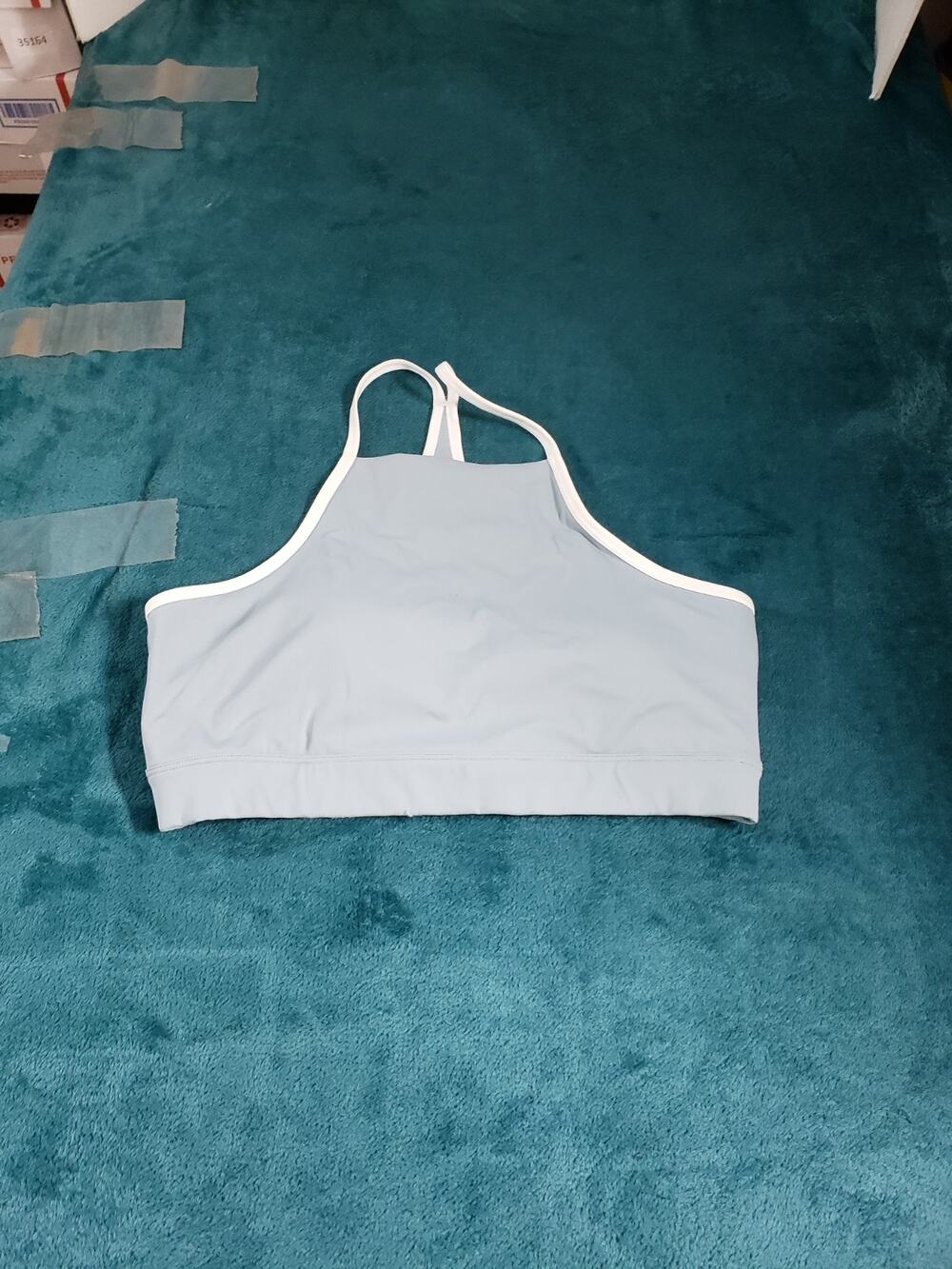 Gilly Hicks Bra Large Women Gray Stretch Ladies Y Shaped Back Strap Low Impact